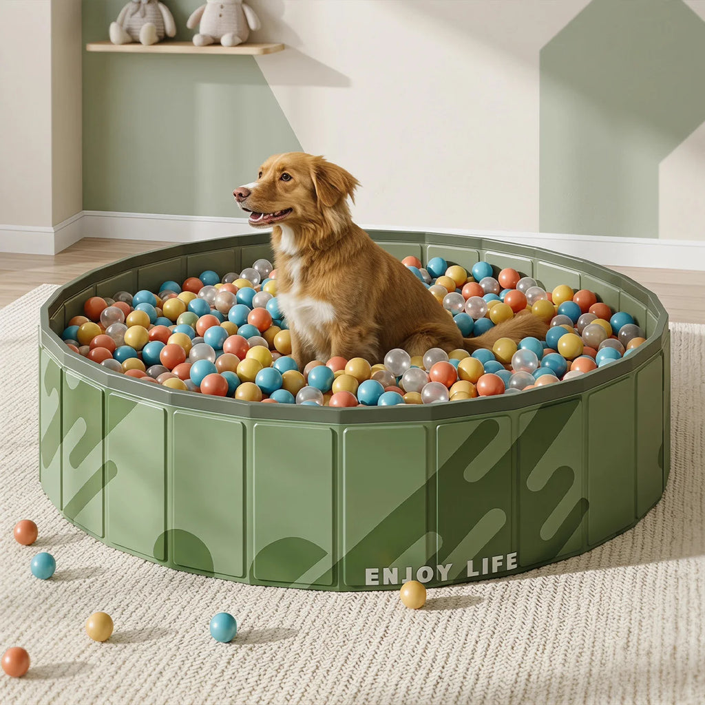 Piscine Pliable pour Chien – Baignoire Portable Antidérapante S/M/L
