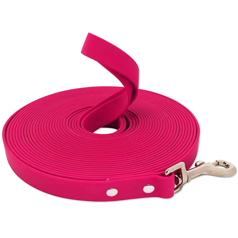 Laisse Longue d'Éducation pour Chien — Imperméable, Antidérapante & Mousqueton 360°