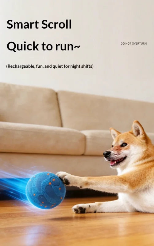 Balle Interactive Intelligente pour Chien – Rechargeable & Indestructible | Anti-Stress
