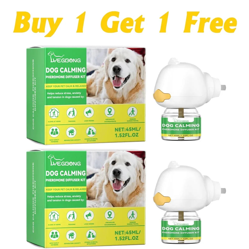 Diffuseur de Phéromones Apaisant pour Chien Stressé — Solution Naturelle Anti-Anxiété