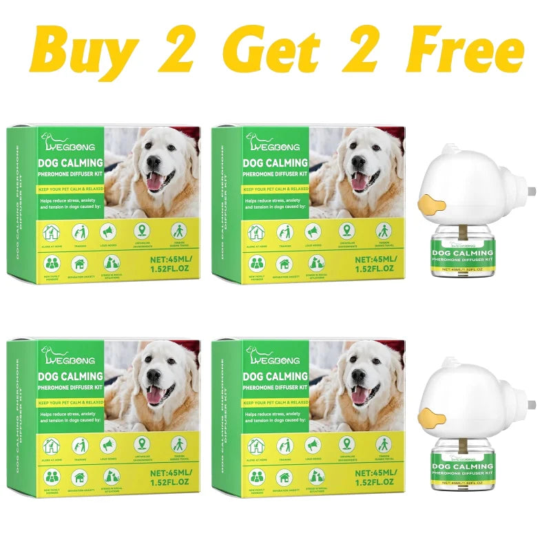 Diffuseur de Phéromones Apaisant pour Chien Stressé — Solution Naturelle Anti-Anxiété