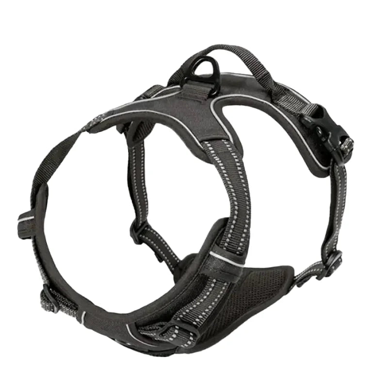 Harnais Anti-Traction Réfléchissant pour Chien — Confort, Contrôle & Sécurité