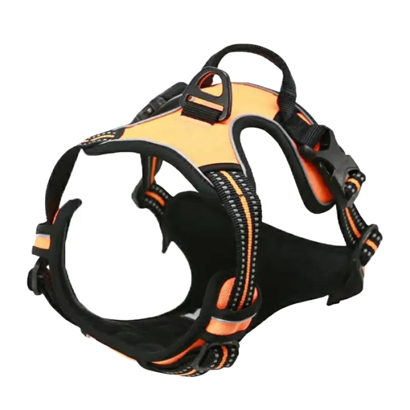 Harnais Anti-Traction Réfléchissant pour Chien — Confort, Contrôle & Sécurité