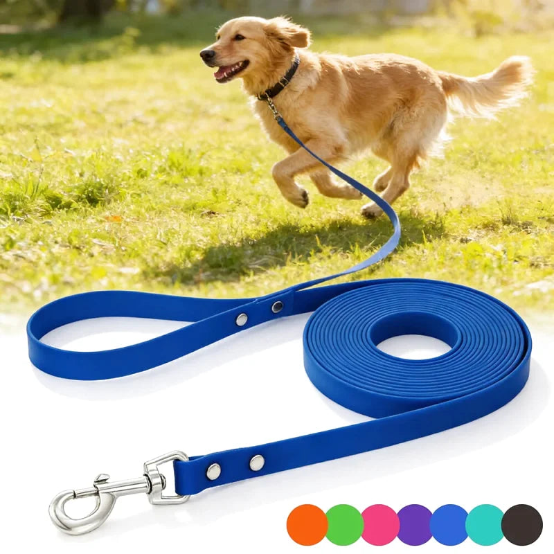 Laisse Longue d'Éducation pour Chien — Imperméable, Antidérapante & Mousqueton 360°