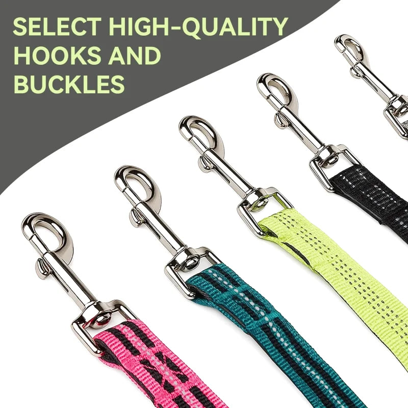 Laisse Multifonctions pour Chien — Réfléchissante, Extensible & Mains Libres