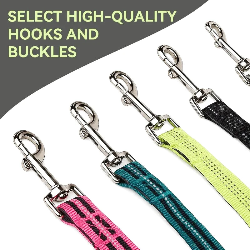 Laisse Multifonctions pour Chien — Réfléchissante, Extensible & Mains Libres